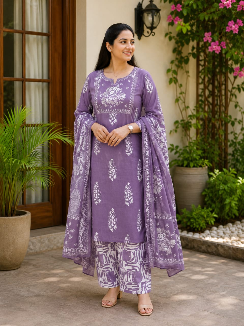kurti 3 pc set