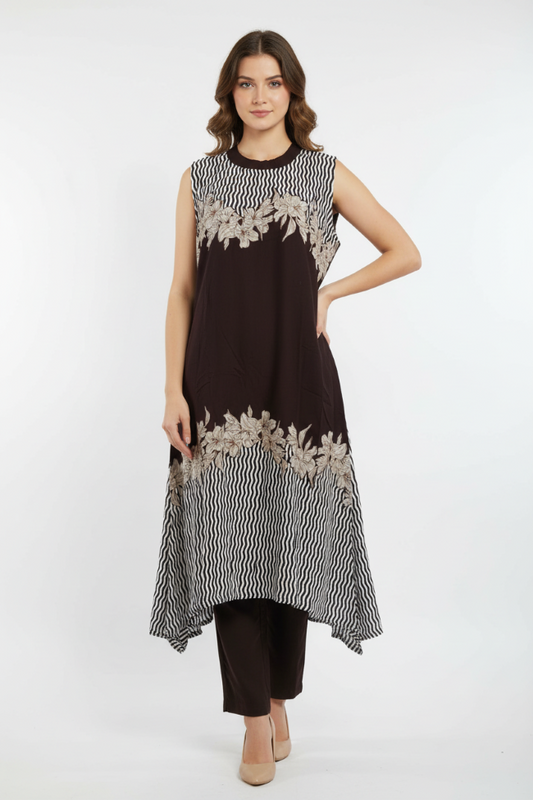 sleeve less Kurti